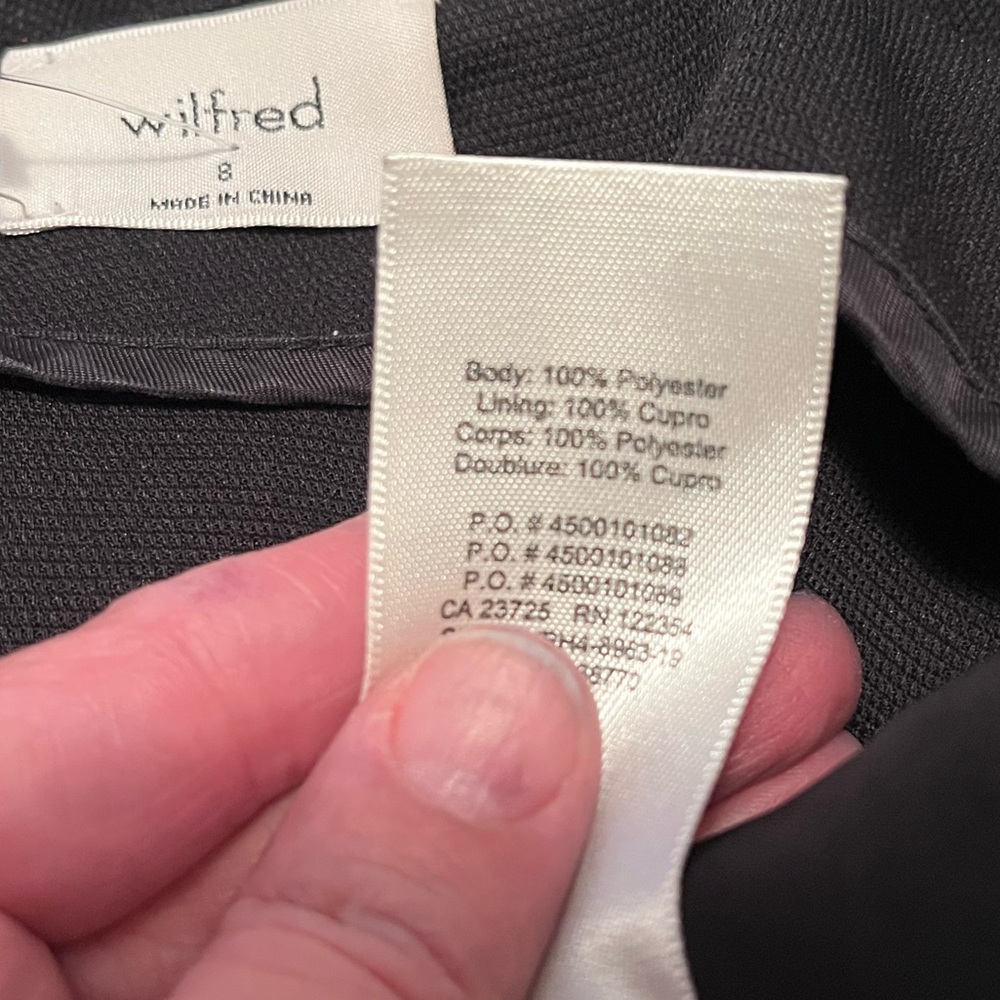 Wilfred Écoulement wrap front Jumpsuit- Size 8 - Picture 9 of 9